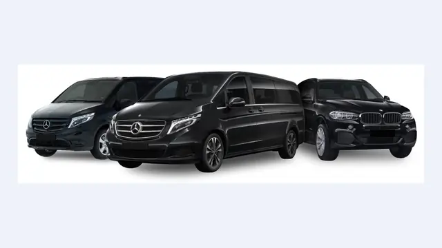 Three vehicles from the fleet: a minivan, an estate and an SUV
